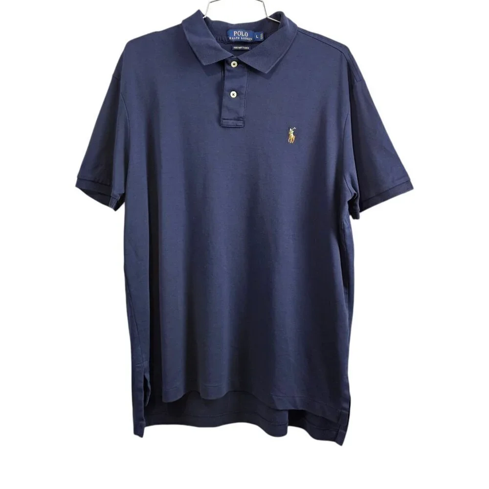 Polo Ralph Lauren Men's New Classic Fit Soft Cotton Navy Polo Shirt